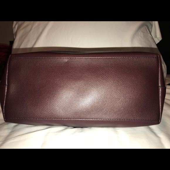 Coach Crossgrain Lth Zip Top Tote - Picture 4 of 8